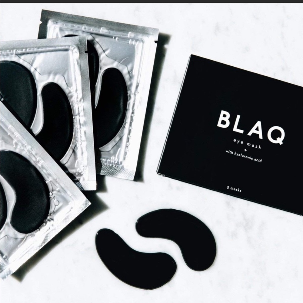 BLAQ Eye Mask with Hyaluronic Acid. 5 under eye masks. Brand New In Box.